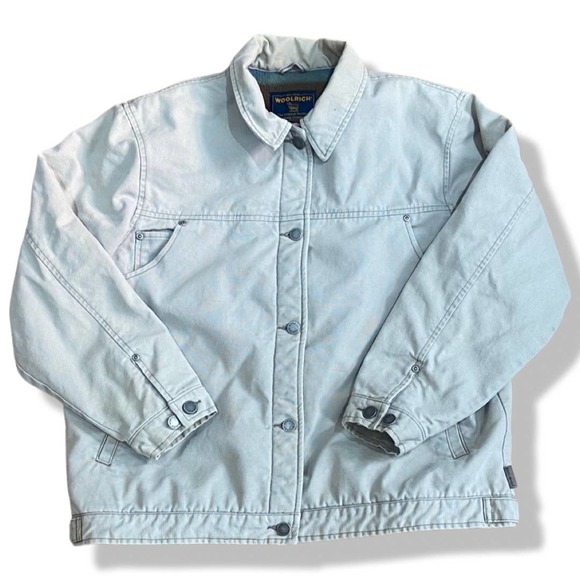 Woolrich Jackets & Blazers - Womens Woolrich Insulated Denim Jacket Size Large